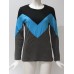 Color Block Round Neck T-shirt