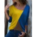 Irregual Color Block T-shirt