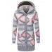 Women's European-American Floral with Cap Cool Coat