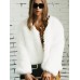 Faux Fur Women's Overcoat