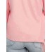 Patchwork Casual Scoop Loose Long Sleeve T-shirt