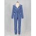 Denim Slim Women's Jumpsuits