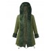 European-American Autumn and Winter with Cap Women's Cotton Coat