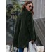 Solid Color Lapel Collar Overcoat