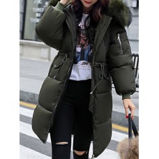 Loose Winter Thicken Cotton Hooded Coat