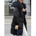 Loose Winter Thicken Cotton Hooded Coat